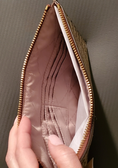 Michael Kors Jet Set Travel Clutch Wristlet - Picture 5 of 8